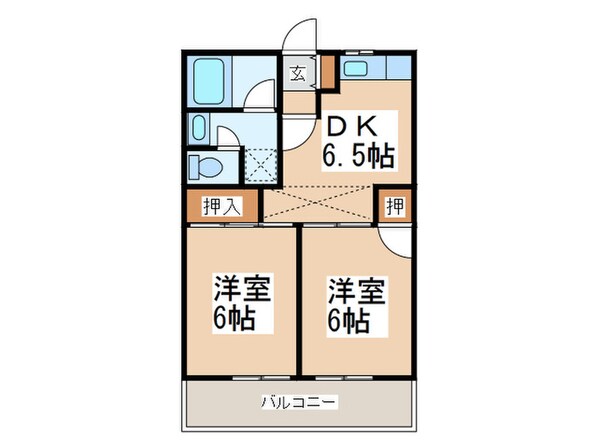 ウイスタリア５４の物件間取画像